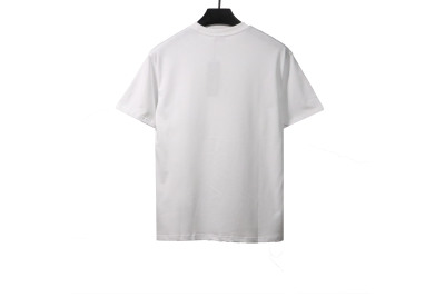 Dior letter graffiti print T-Shirts white 02