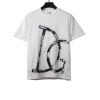 Dior letter graffiti print T-Shirts white
