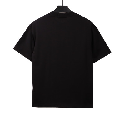 Dior letter logo print T-Shirts shirt black 02