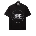 Dior letter logo print T-Shirts shirt black