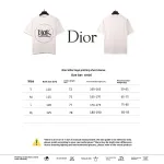 Dior letter logo print T-Shirts shirt white