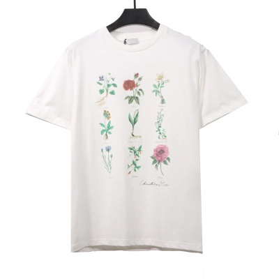 Dior plant specimen print round neck T-Shirts 01