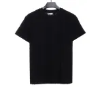Dior rose pattern logo embroidered T-Shirts