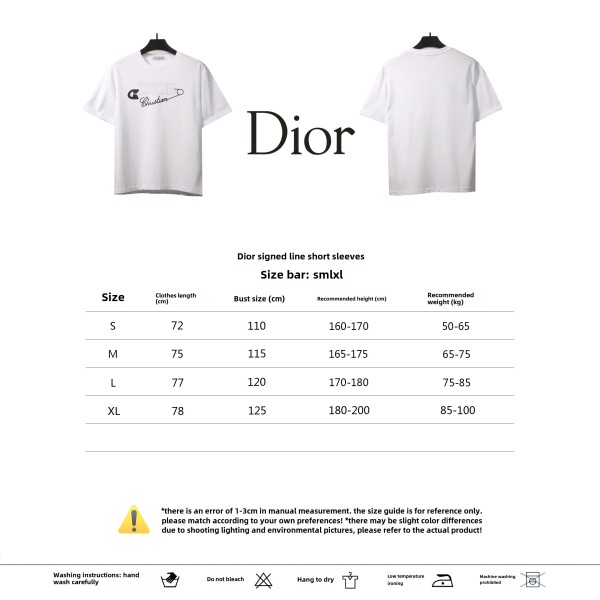 Dior signature line T-Shirts black