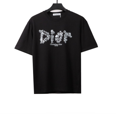  Dior signature line T-Shirts white 01