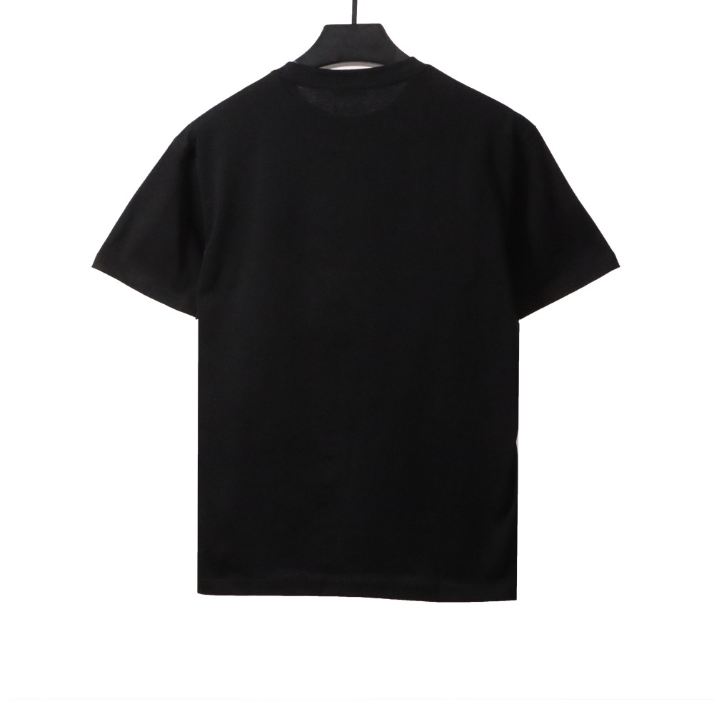 Dior small bee embroidery T-Shirts black