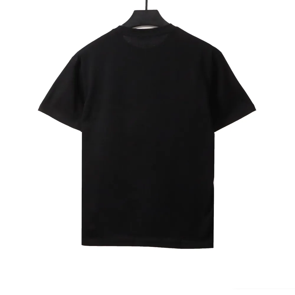 Dior small bee embroidery T-Shirts black
