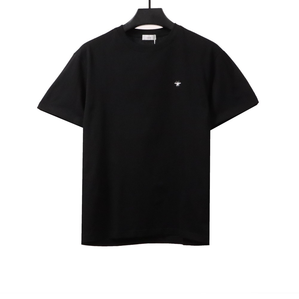 Dior small bee embroidery T-Shirts black