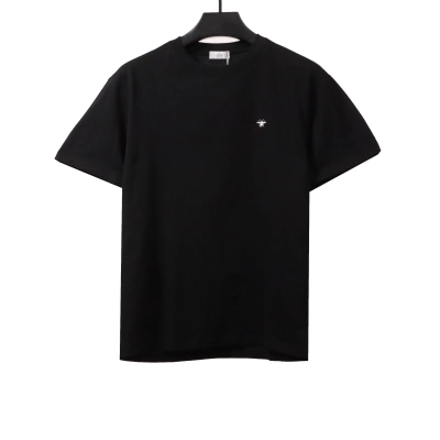 Dior small bee embroidery T-Shirts black 01