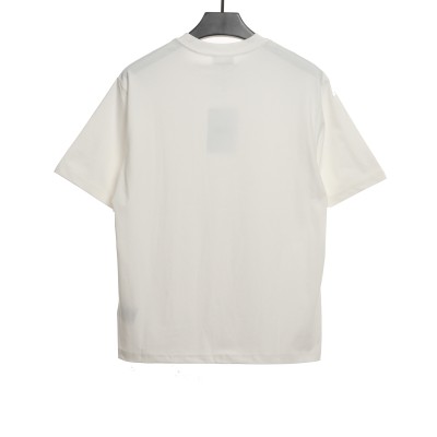  Dior small dinosaur pocket embroidered T-Shirts white 02
