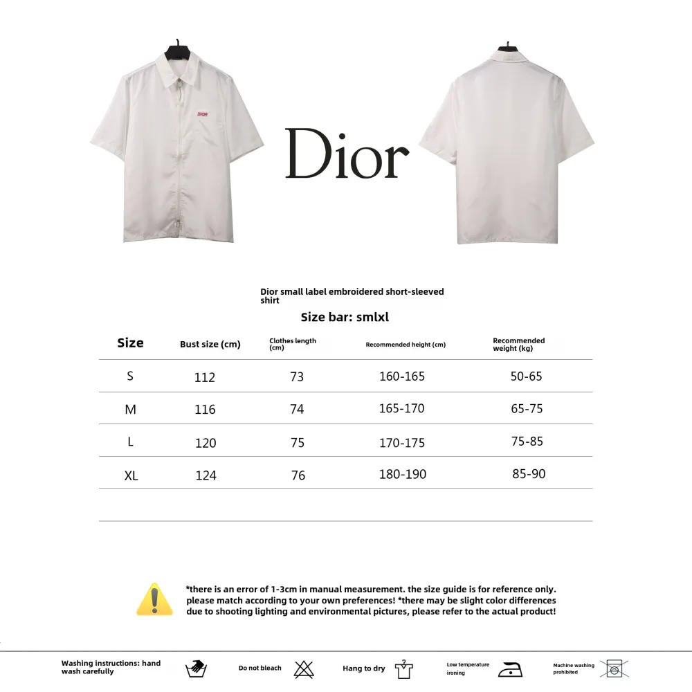 Dior small logo embroidery T-Shirts