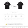 Dior striped letter embroidered T-Shirts