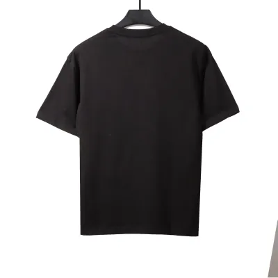 Dior striped letter embroidered T-Shirts 02