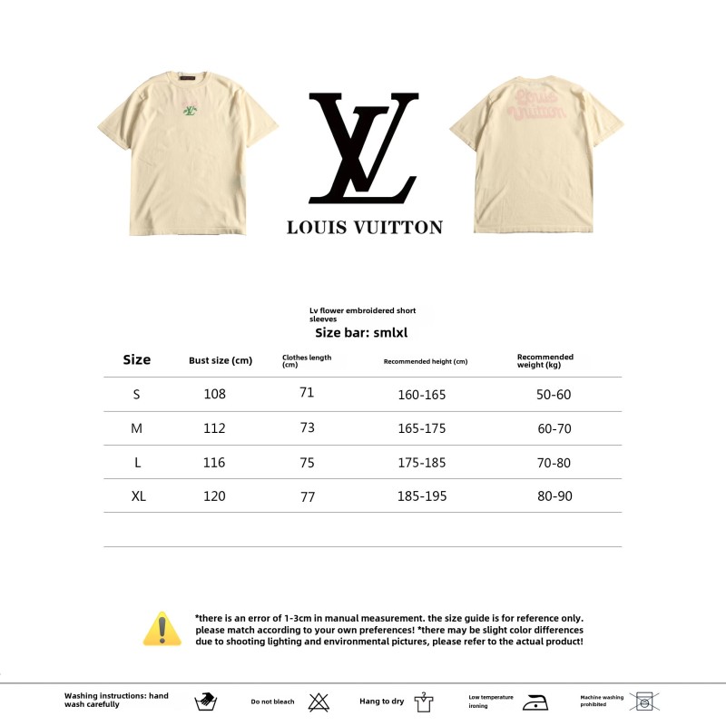 Louis Vuitton24ss America's Cup jacquard knitted T-Shirts