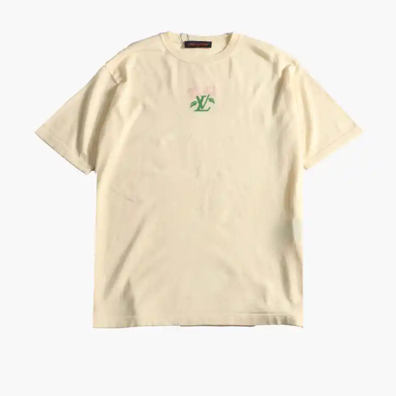 Louis Vuitton24ss America's Cup jacquard knitted T-Shirts