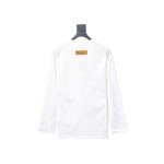 Louis Vuitton24ss heavy beaded letter embroidered T-Shirts