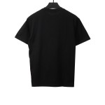  Louis Vuitton 1854 art letter star flower print T-Shirts black