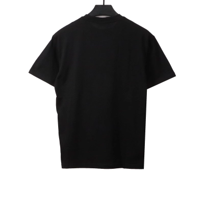 Louis Vuitton 1854 art letter star flower print T-Shirts black 02