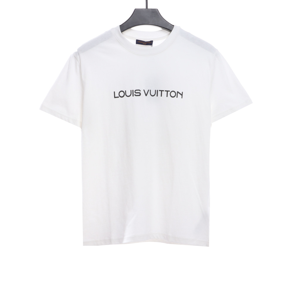 Louis Vuitton 24Fw small blue flower logo embroidered letter long sleeve T-shirt 1