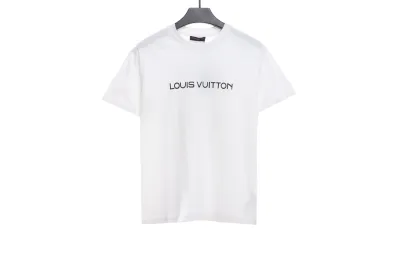 Louis Vuitton 24Fw small blue flower logo embroidered letter long sleeve 01