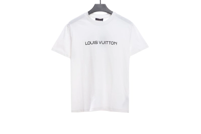 Louis Vuitton 24Fw small blue flower logo embroidered letter long sleeve 01