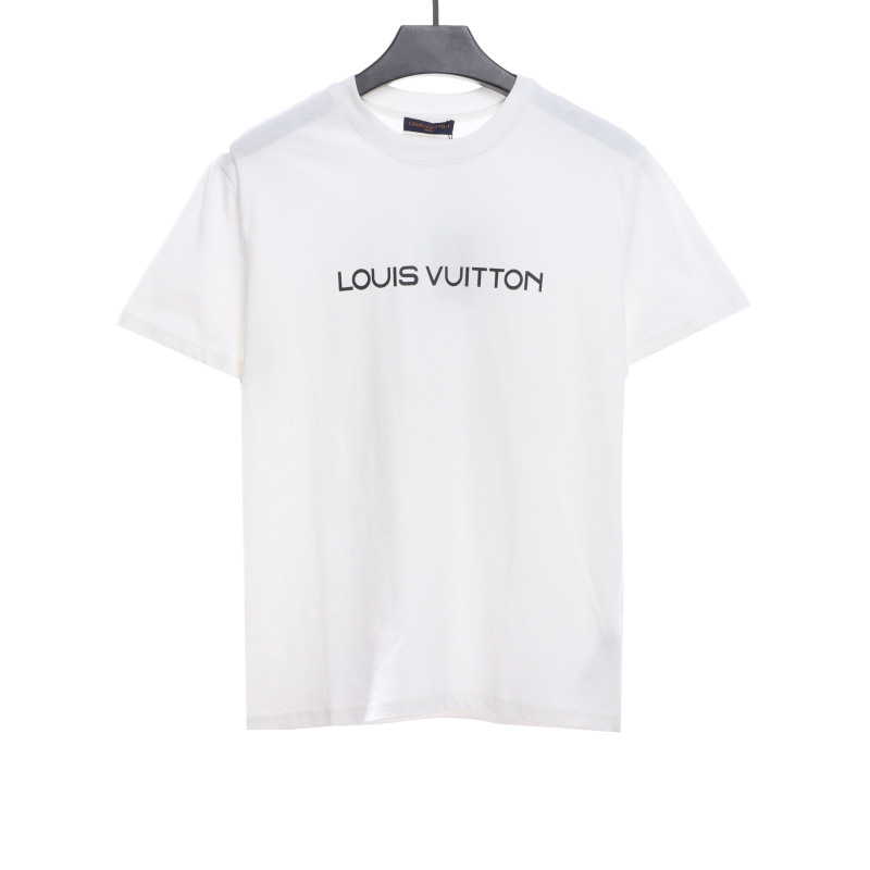 Louis Vuitton 24Fw small blue flower logo embroidered letter long sleeve T-shirt 1