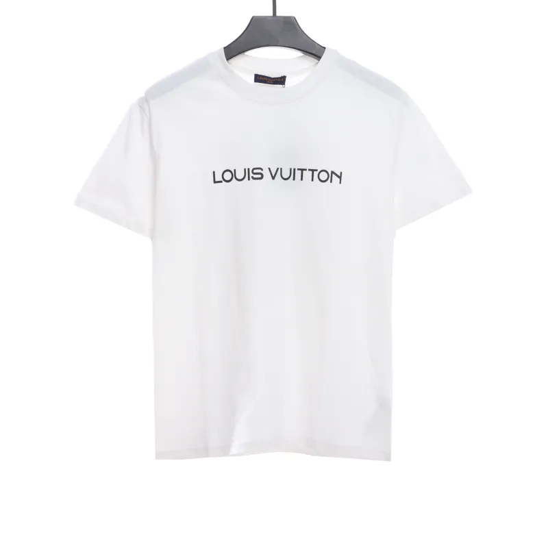 Louis Vuitton 24Fw small blue flower logo embroidered letter long sleeve T-shirt 1