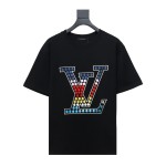  Louis Vuitton 24ss color polka dot heavy embroidery logo T-Shirts 1