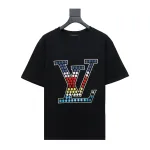  Louis Vuitton 24ss color polka dot heavy embroidery logo T-Shirts 1