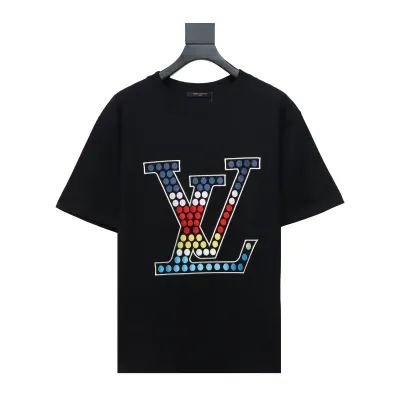 Louis Vuitton 24ss color polka dot heavy embroidery logo T-Shirts 1 01