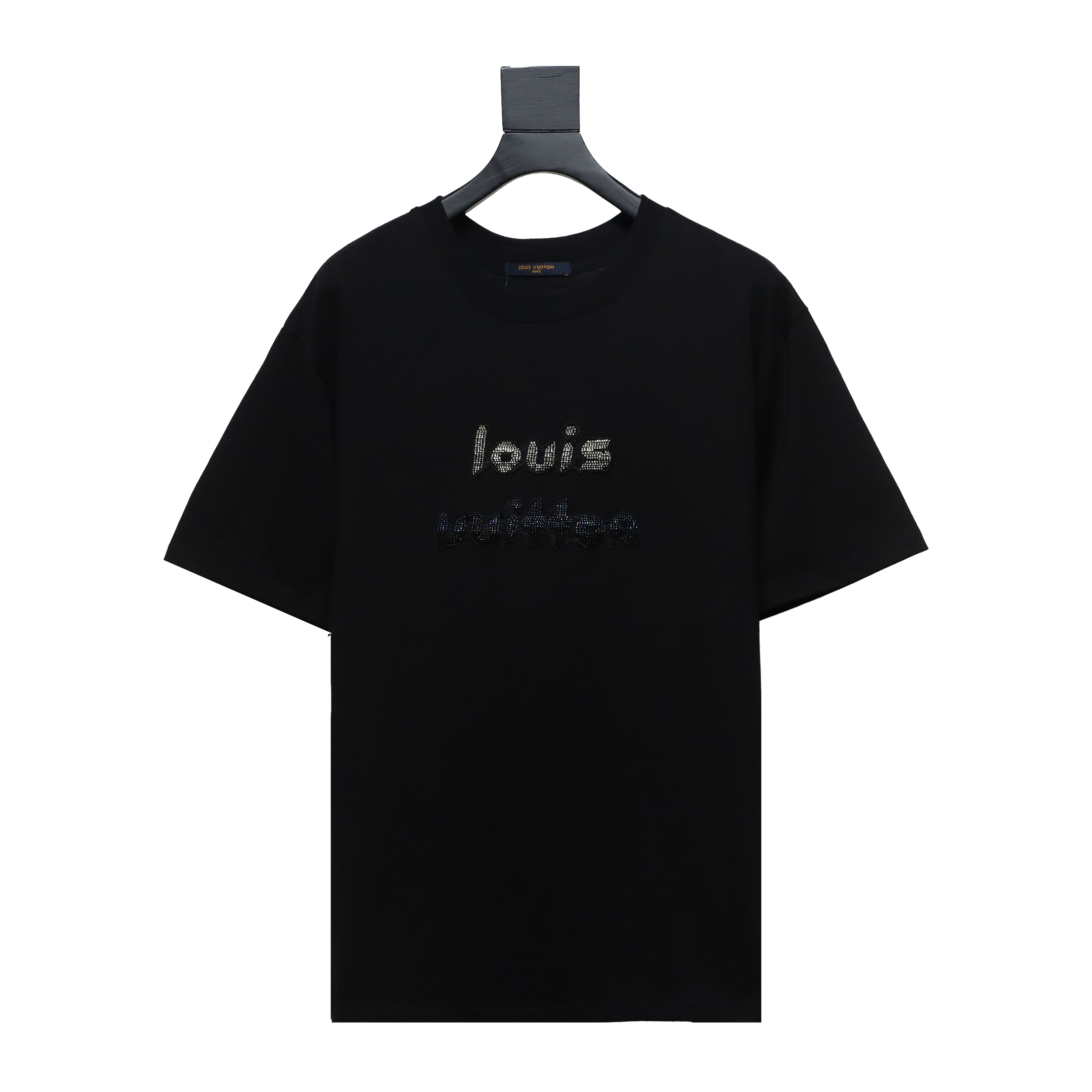 Louis Vuitton 24ss gradient letter beaded T-Shirts