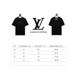Louis Vuitton 24ss gradient letter beaded T-Shirts