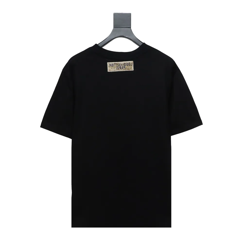 Louis Vuitton 24ss gradient letter beaded T-Shirts