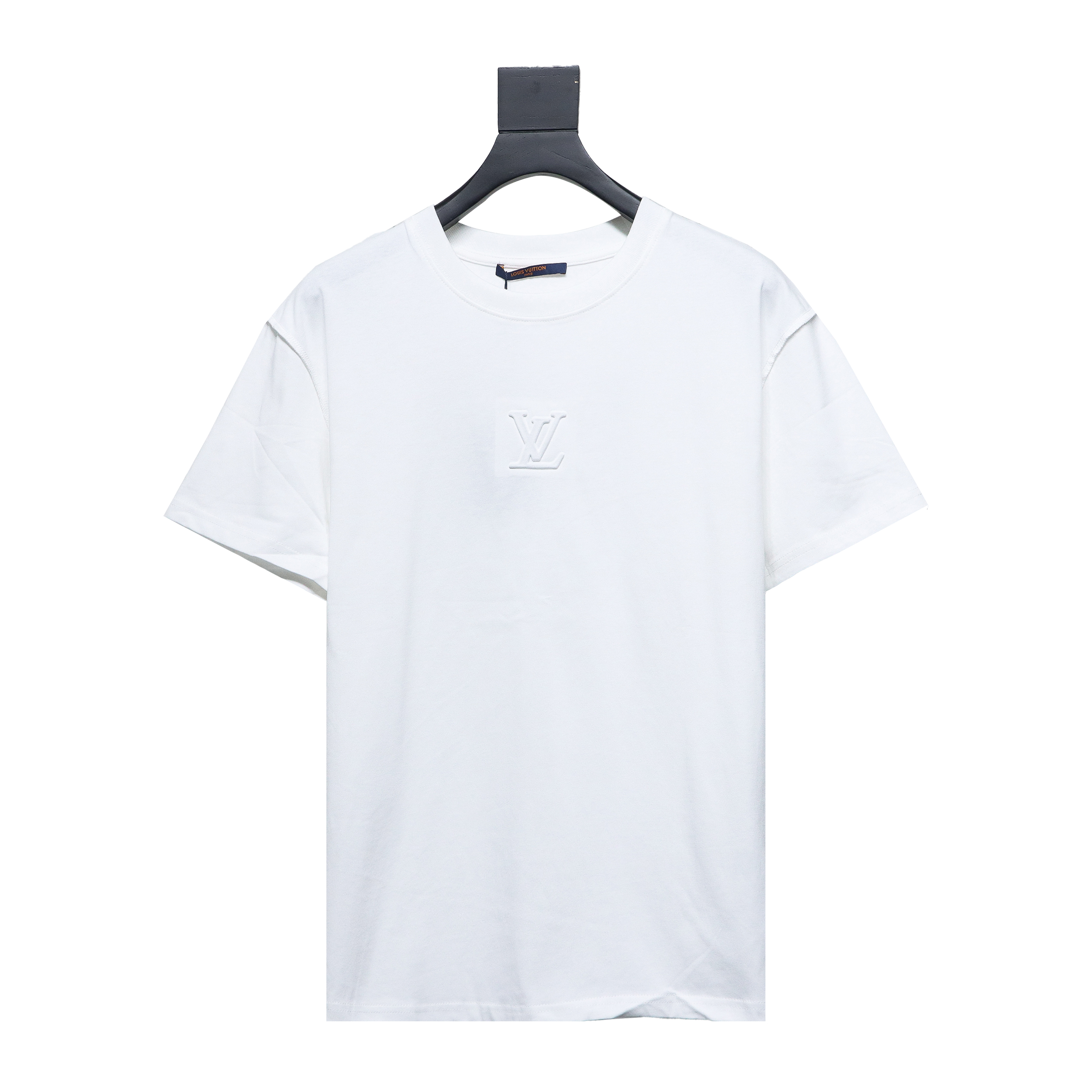 Louis Vuitton 24ss jacquard small label mulberry silk T-Shirts lining