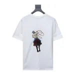 Louis Vuitton 24ss western cowboy heavy embroidery T-Shirts