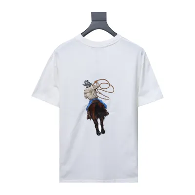 Louis Vuitton 24ss western cowboy heavy embroidery T-Shirts 02