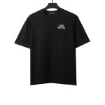 Louis Vuitton back flower print T-Shirts black