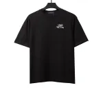 Louis Vuitton back flower print T-Shirts black