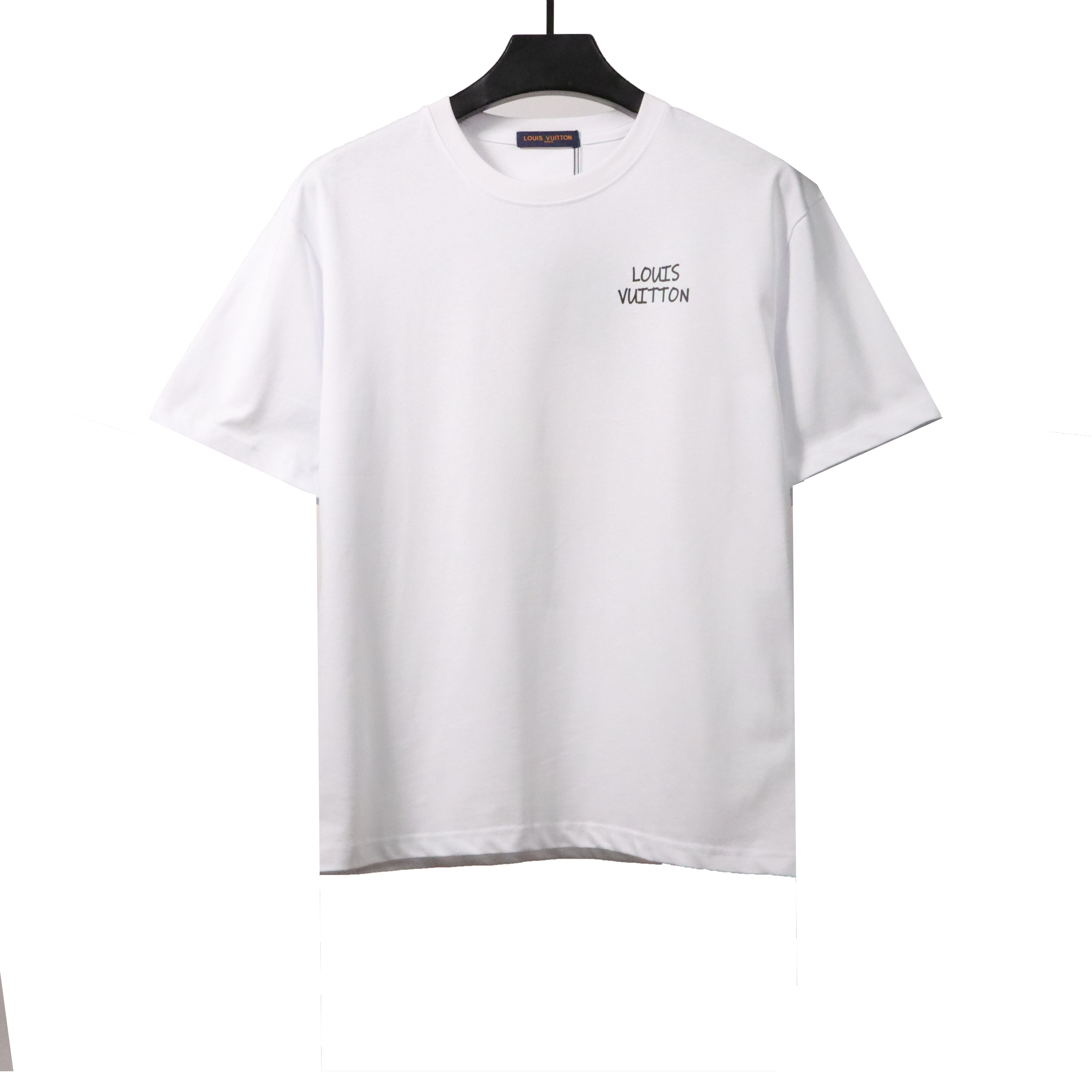 Louis Vuitton back flower print T-Shirts white