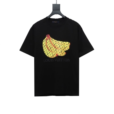 Louis Vuitton banana print T-Shirts black 01