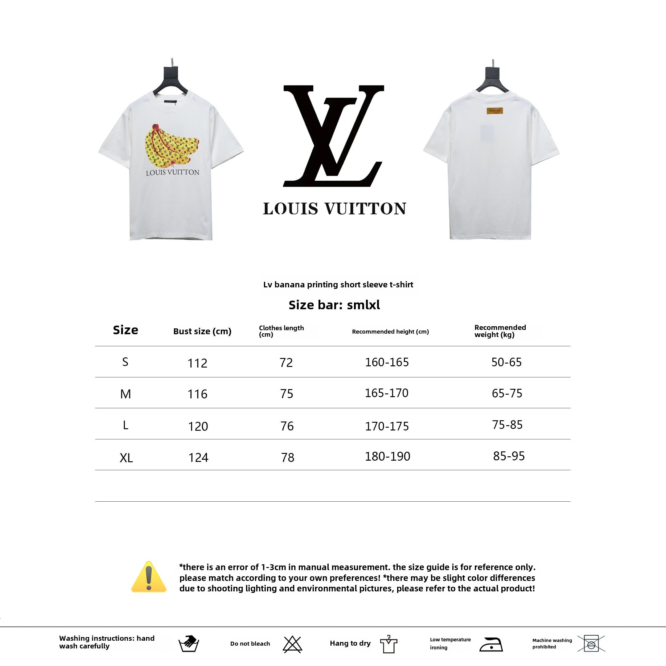 Louis Vuitton banana print T-Shirts white