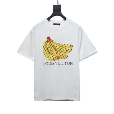Louis Vuitton banana print T-Shirts white 01