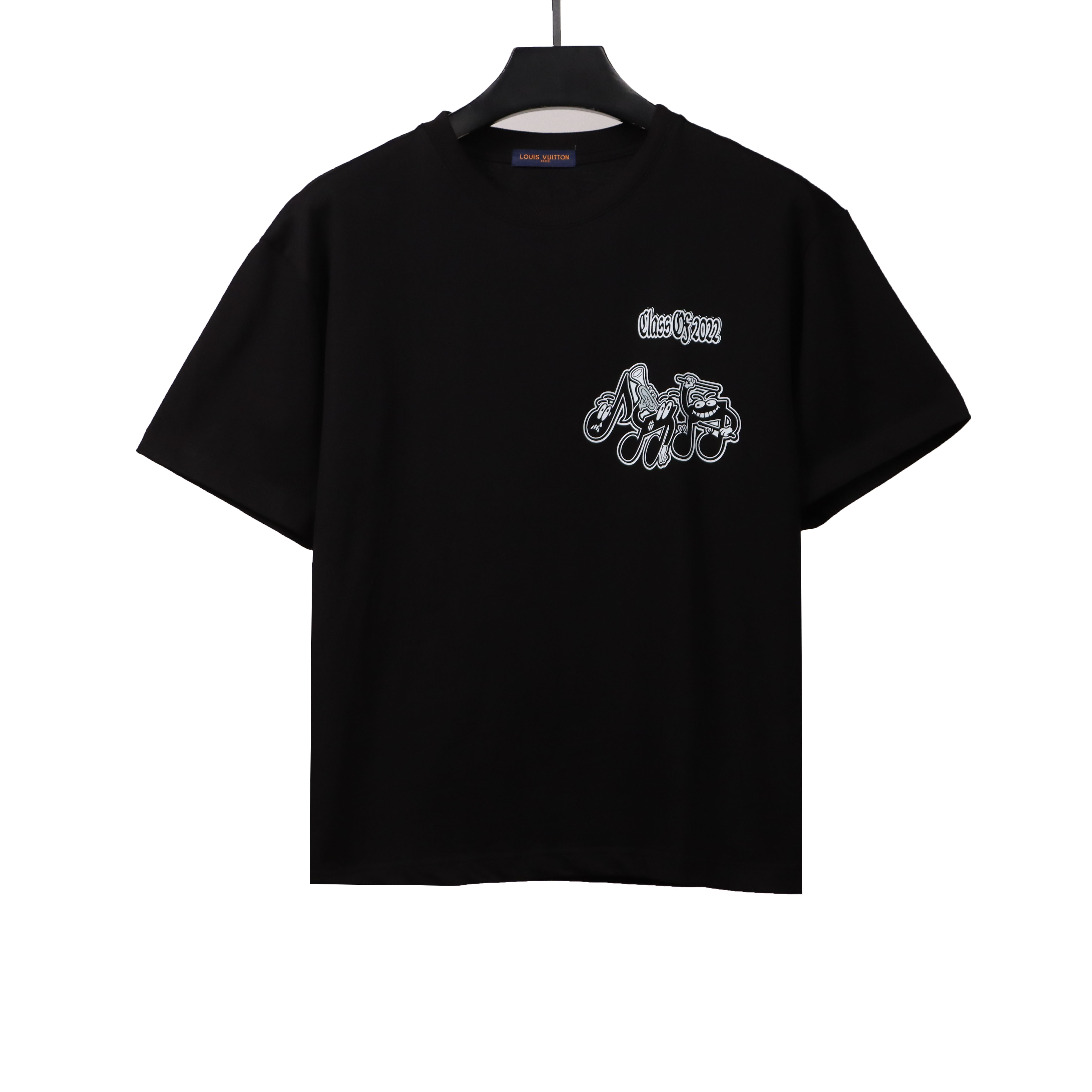Louis Vuitton band pattern T-Shirts black