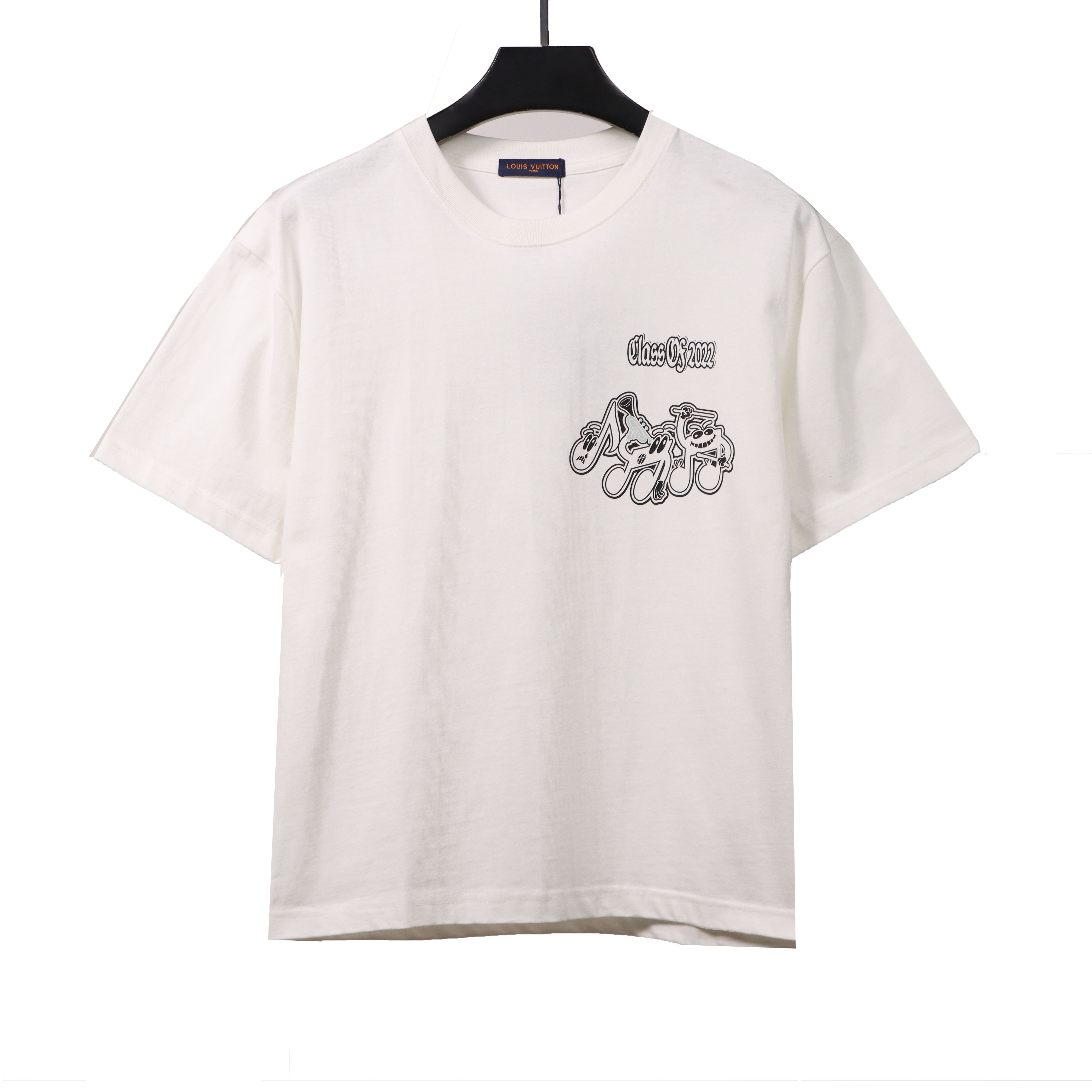 Louis Vuitton band pattern T-Shirts white