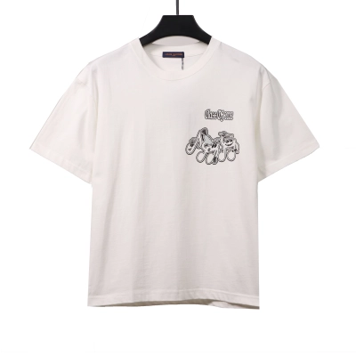 Louis Vuitton band pattern T-Shirts white 01