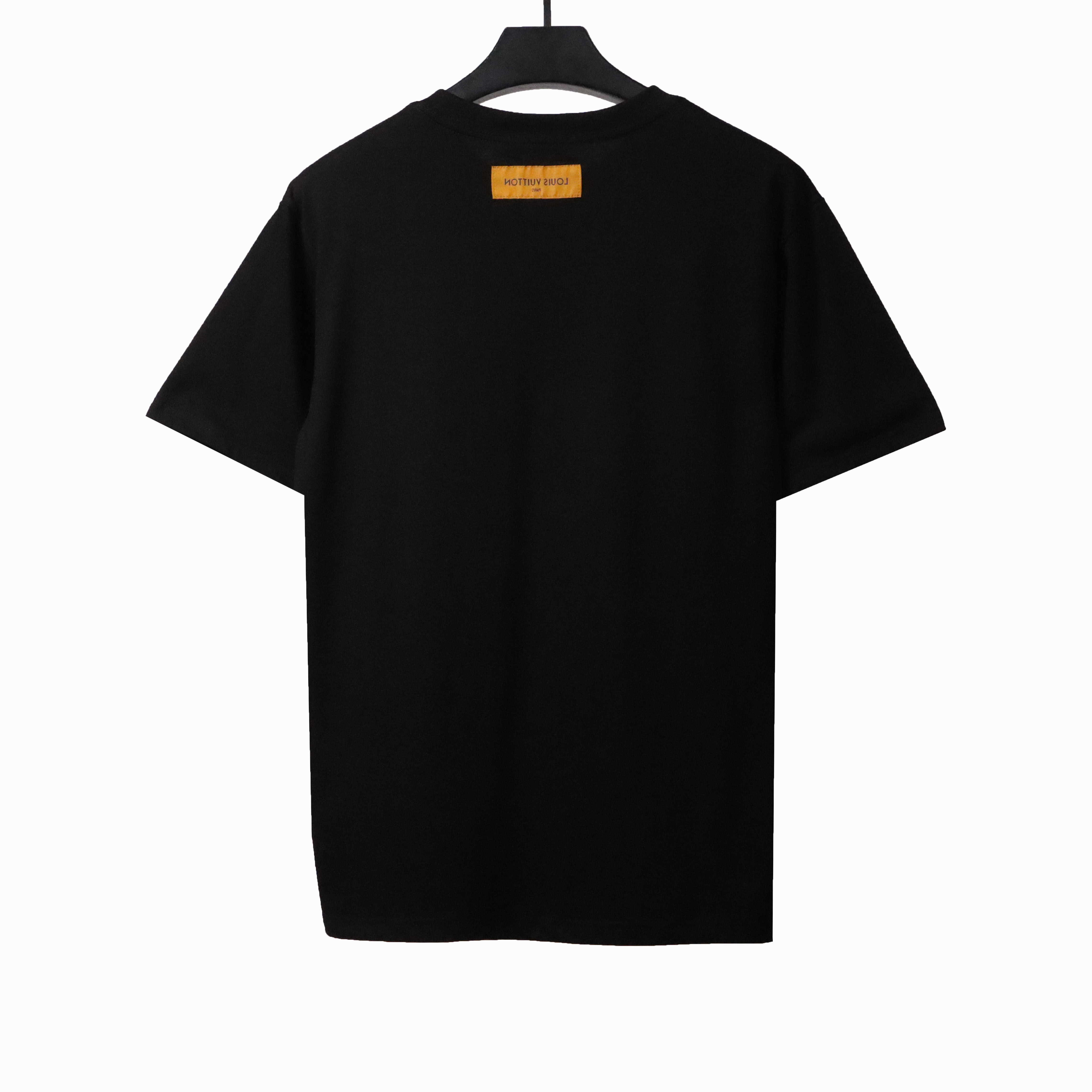Louis Vuitton bone patchwork logo print T-Shirts black