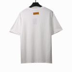  Louis Vuitton bone patchwork logo print T-Shirts white