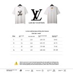  Louis Vuitton bone patchwork logo print T-Shirts white