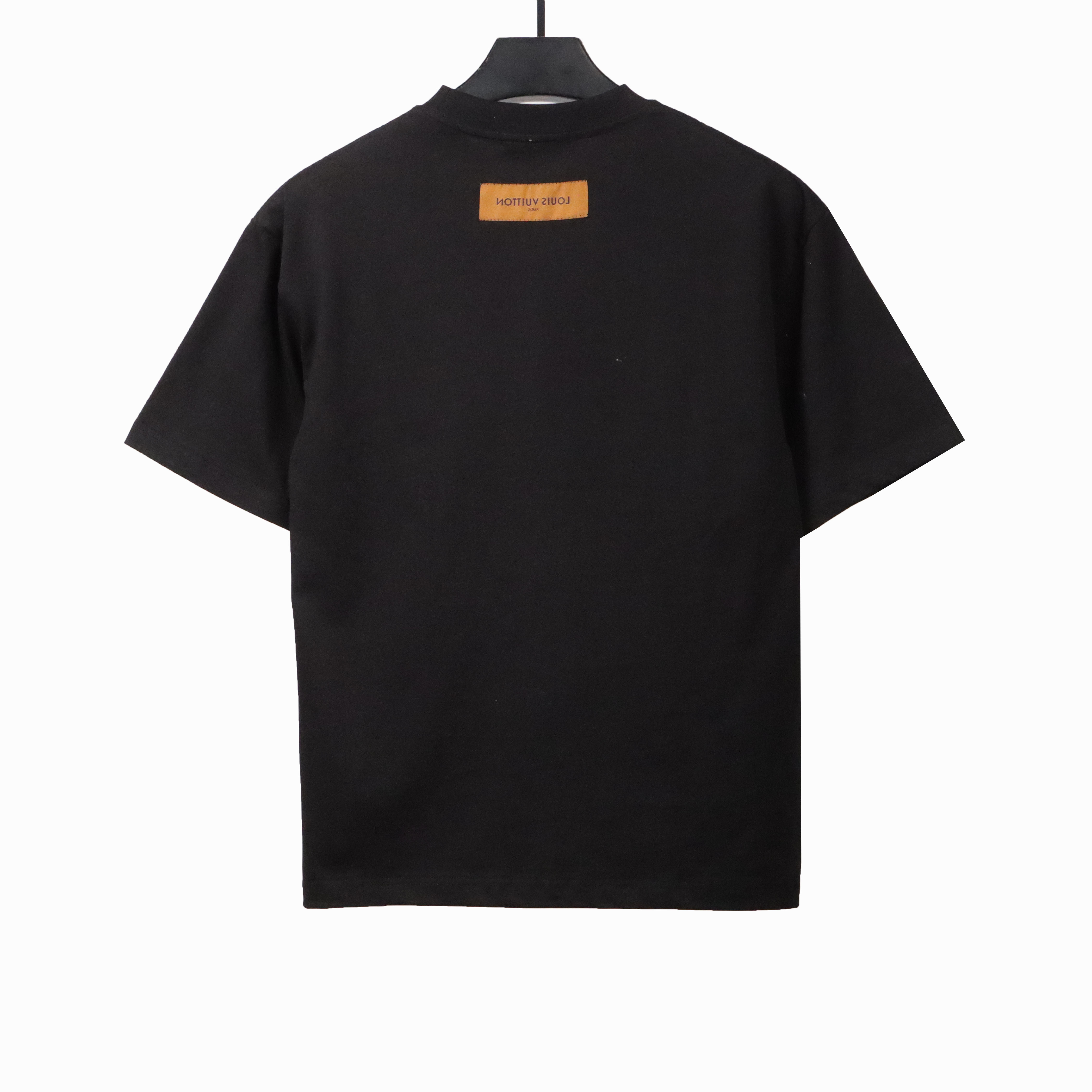Louis Vuitton bowling print T-Shirts black