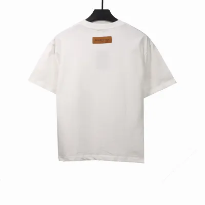 Louis Vuitton bowling print T-Shirts white 02